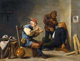 smokers in a tavern